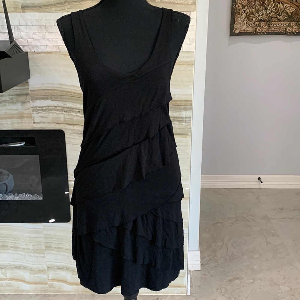 New York & Company Black Polyester Sleeveless Dress. Size M